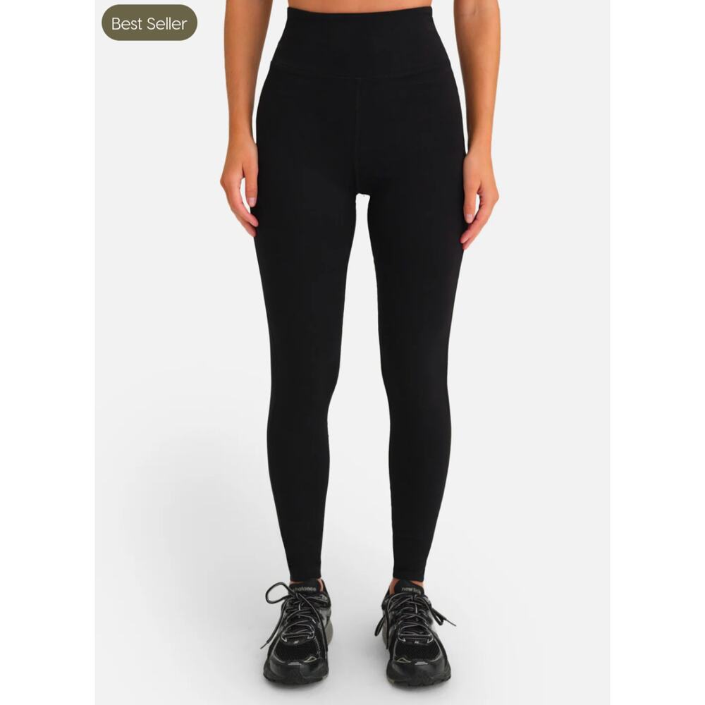 MATE The Label Organic Stretch Leggings Full Length Black XS NWT